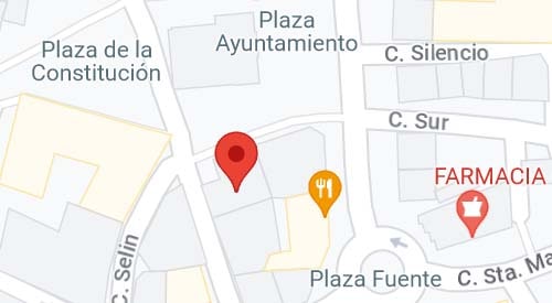 mapa Registro Civil Juzgado de Paz de Carbajosa de la Sagrada