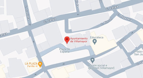 mapa Registro Civil Juzgado de Paz de Villamayor